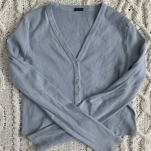 Brandy Melville Blue Paige Cotton Top